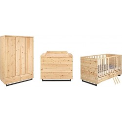 NC Ensemble De 4 Pièces En Bois De Pin Pour Chambre D'enfant