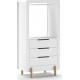 Smile Armoire 3 Tiroirs Blanc