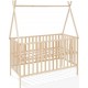 NC Lit Bébé 120x60 Tipi Naturel