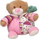 NC Baby Tm Doudou Ours Boule Hochet Rose 22 Cm