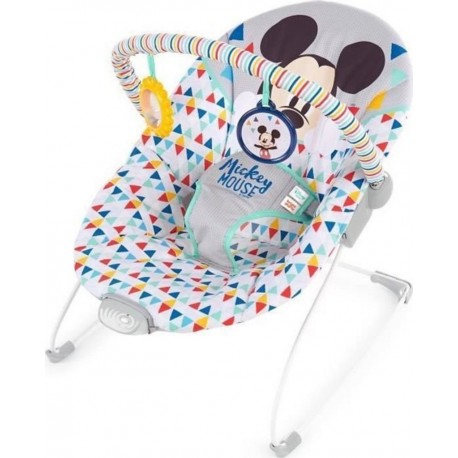 NC Baby Transat Mickey Happy Triangles Avec Vibrations Et Arche De Jeux, Jusqu'a 9 Mois