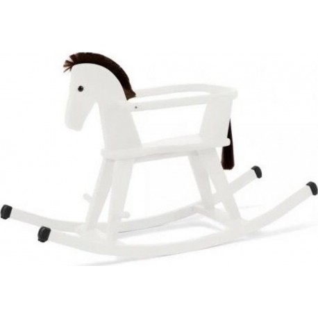 Cheval A Bascule Halla Arceau De Protection Amovible Couleur Blanc