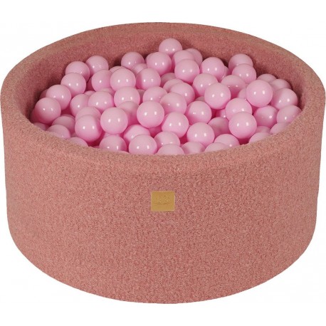 NC Boucle Rose Piscine À Balles Rose Pastel H40cm