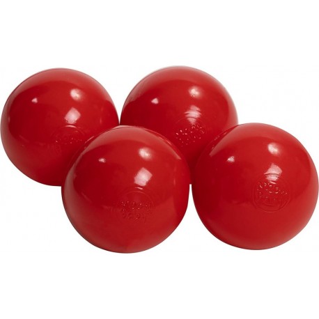 NC Ensemble De Boules En Plastique, 50 Pcs, Rouge