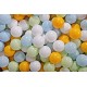 Ensemble De Boules En Plastique, 300 Pcs, Vert/violet/jaune/blanc