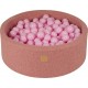 NC Boucle Rose Piscine À Balles Rose Pastel H30cm