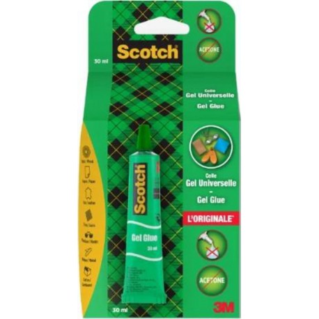 SCOTCH 3M TUBE DE COLLE GEL UNIVERS