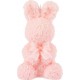 NC Bougie Lapin 25h En Parafinne Rose 13x13x23 Cm