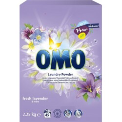 OMO Lessive en Poudre à la Lavande la pack de 2.25Kg