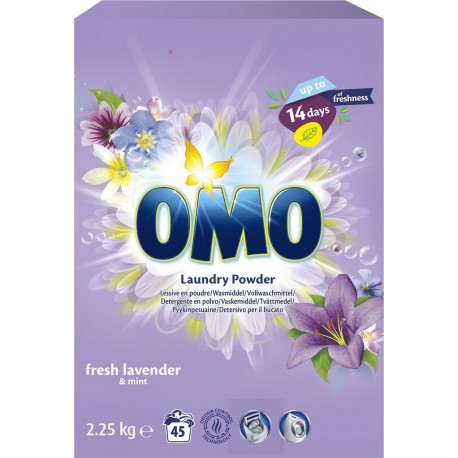 OMO Lessive en Poudre à la Lavande la pack de 2.25Kg