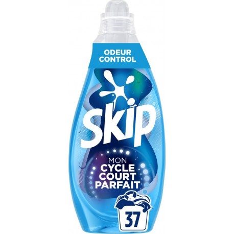 SKIP Lessive Liquide Cycle court Odeur Control le bidon de 1.48L