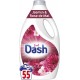 DASH Lessive Liquide Détergent Jasmin et Rose de Mai le bidon de 2.475L