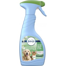 FEBREZE Désodorisant Textile Eliminateur d'Odeurs d'Animaux 500ml