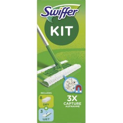 SWIFFER Balai kit anti-poussière le balai de 8 recharge