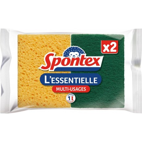 SPONTEX Eponge Essentielle 2 éponges