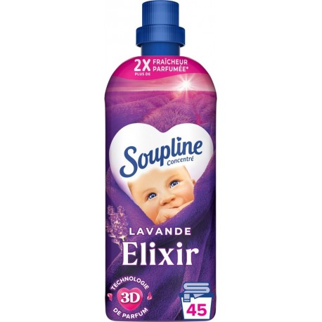 SOUPLINE Adoucissant Elixir Lavande 1L