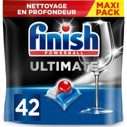 FINISH Capsules Lave-vaisselle Ultimate 48h pack de 42 capsules