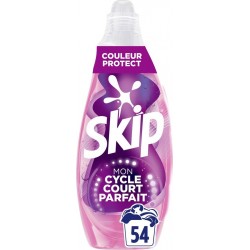 SKIP Lessive Liquide Cycle court Couleur Protect le bidon de 2.16L