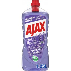 AJAX Nettoyant Ménager Fête des Fleurs Lavande le bidon de 1.25L