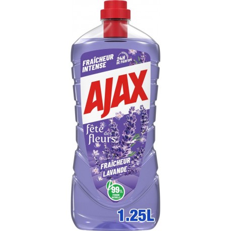 AJAX Nettoyant Ménager Fête des Fleurs Lavande le bidon de 1.25L