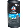 EXPERT Sac poubelle à lien coulissant, Ultra Résistant 50L les 15 sacs
