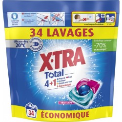 TRA Lessive Capsules Total 4en1 X- 34 capsules