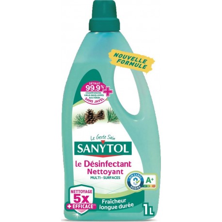 SANYTOL Nettoyant Ménager au Pin le bidon de 1L