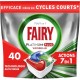 FAIRY Capsules Lave Vaisselle Original pack de 40 capsules