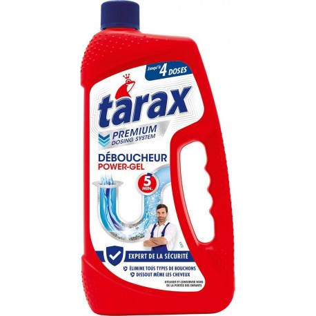 TARAX Déboucheur Power Gel Premium le bidon de 1L