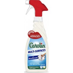 CAROLIN Nettoyant Ménager Multi-Surfaces Bicarbonate Activ+ le pistolet de 650ml