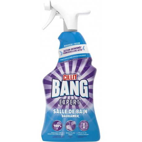 CILLIT BANG Spray nettoyant Expert Salle de bain anti-calcaire 750ml