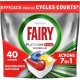 FAIRY Capsules Lave Vaisselle Citron pack de 40 capsules