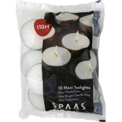 SPAAS Maxi bougies chauffe-plats 10