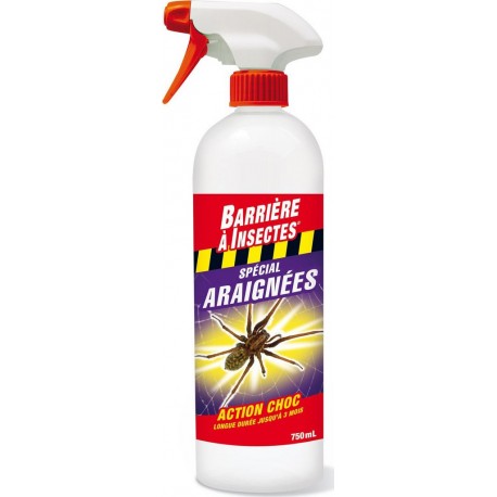 BARRIERE INSECTES Anti insectes spécial araignées prêt à l'emploi BARRIERE A INSECTES® le pulvérisateur 750ml