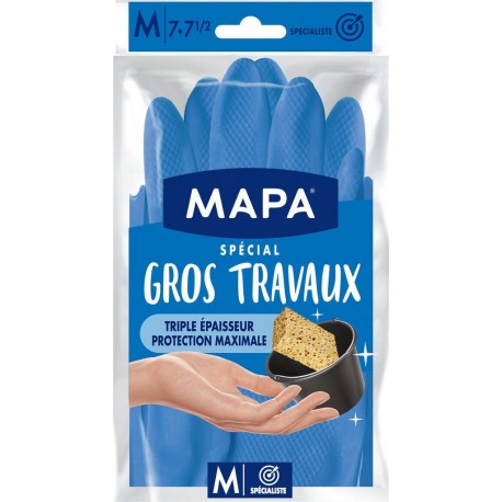 MAPA Gants gros travaux Taille 7-7.5 12301867 la paire de gants