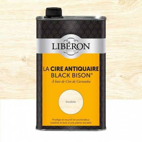 Cire Liquide Meuble Et Objets Antiquaire Black Bison® Liberon, Incolore 0.5L