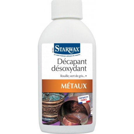 Désoxydant Métaux Starwax, Incolore Liquide, 250ml