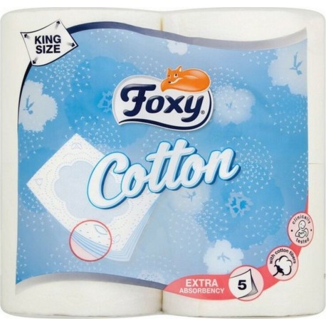 NC Papier Toilette Cotton Foxy (4 Uds)