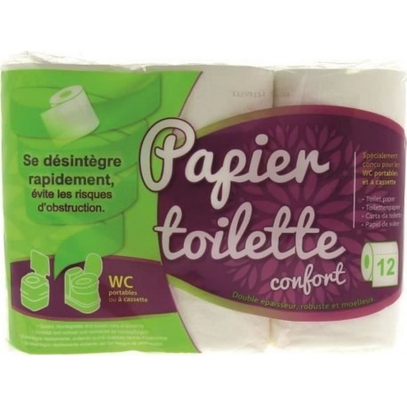 NC Papier Toilette Wc Chimique 12 Rouleaux