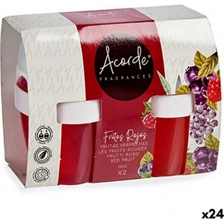 NC Lot De Désodorisants Gel Fruits Rouges (24 Unités)