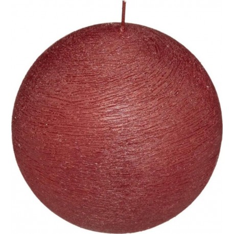 NC Bougie Boule Déco colorama 380g Rouge