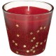 NC Bougie En Verre Déco colorama 190g Rouge