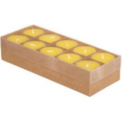 NC Lot De 10 Bougies générique 4cm Citronnelle