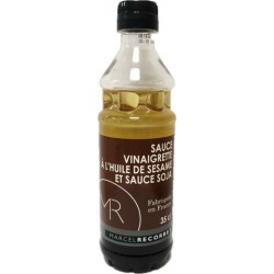 Marcel Recorbet Sauce Vinaigrette À L'huile De Sésame Et Sauce Soja Fabriquée En France 3x350ml 1050ml