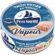 Petit Navire Thon Vapeur 100% Saveur Nature 130g (lot de 2)