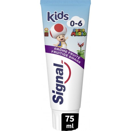 SIGNAL Dentifrifice Enfants 0 6 ans aux Fruits le tubes de 75ml