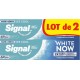 SIGNAL Dentifrice Fraîcheur Intense White Now Ice Cool les 2 tubes de 75ml