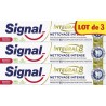 SIGNAL Dentifrice Integral 8 Nettoyage Intense Effet Prébiotique lot de 3 dentifrices de 75ml