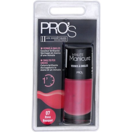 PRO Vernis à ongles Minute Manicure 07 Rose Bouquet 'S 8ml