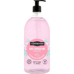 LE COMPTOIR DU BAIN Gel Douche Extra Doux à la Fleure de Cerisier 1L